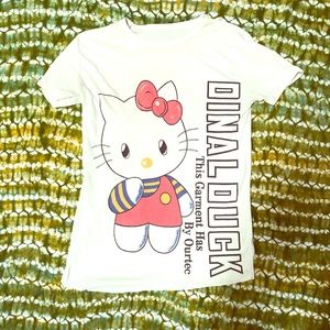 Rare Vtg Hello Kitty night shirt/top size S